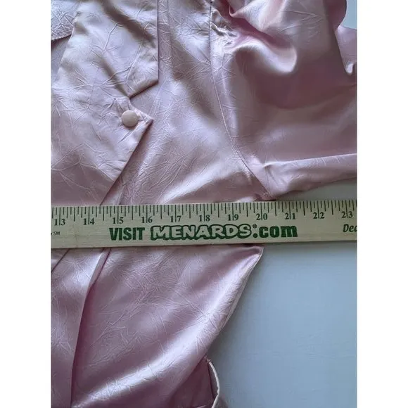 Vintage Fredericks Of Hollywood Long Mermaid Pink Dress Hi‎ Lo Made USA 13