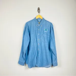 Vintage Hard Rock Cafe Denim Shirt XLarge HRC Hong Kong​