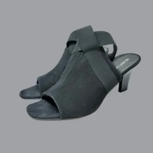 Vintage Helmut Lang Black Heels 9.5 Open Toe