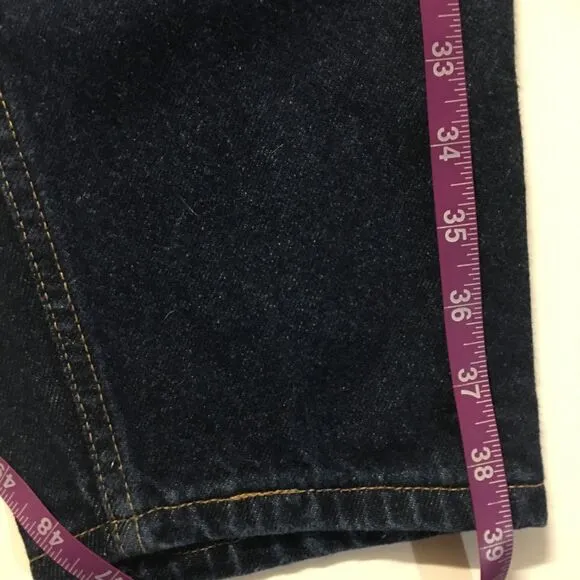 Vintage Levi’s 550s Dark Wash Relaxed Fit Tapered Leg Jeans Size 10 EUC