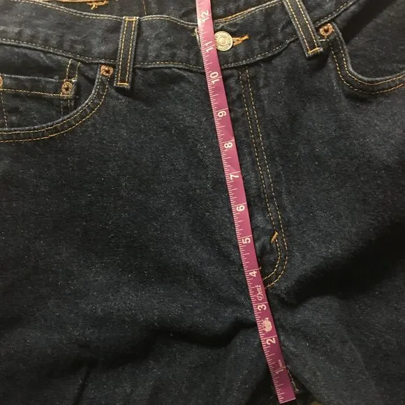 Vintage Levi’s 550s Dark Wash Relaxed Fit Tapered Leg Jeans Size 10 EUC