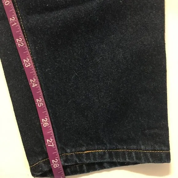 Vintage Levi’s 550s Dark Wash Relaxed Fit Tapered Leg Jeans Size 10 EUC
