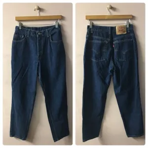 Vintage Levi’s 550s Dark Wash Relaxed Fit Tapered Leg Jeans