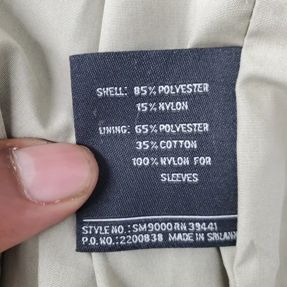 Vintage London Fog Men's Jacket Size Small Green Lightweight Full Zip