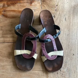 Vintage Miu Miu block heels size 39.5 Italy