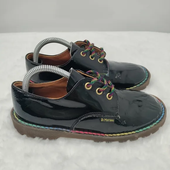 Vintage Rainbow Patent Leather Dr.Martens sz 5