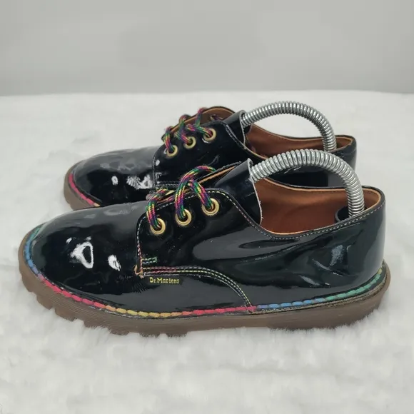 Vintage Rainbow Patent Leather Dr.Martens sz 5