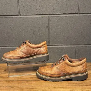 Vintage R.J. Colt Buffalo Chunky Brown Leather Platform Oxfords Men’s 7.5