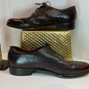 Vintage Royal Imperialal Florsheim cordoba dark burgundy size 10 361633 box 17