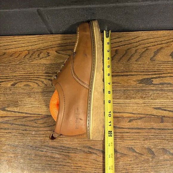 Vintage Sears Die Hard Sure Track Brown Leather Moc Toe Oxfords Men’s 12 D