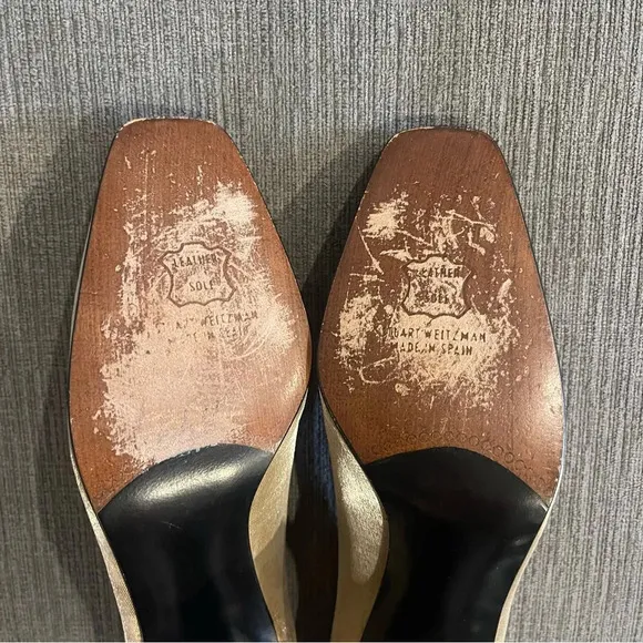 Vintage Stuart Weitzman Gold Heels