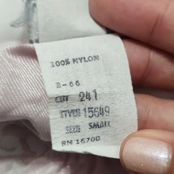 Vintage Union Made Lacey Lingerie Pink Chemise Slip Dress Nightgown