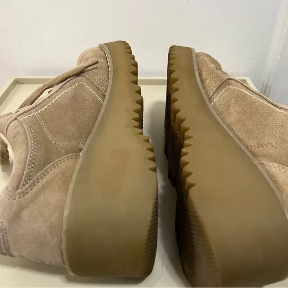 Vintage xhilaration Y2k chunky platform suede oxfords