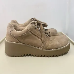 Vintage xhilaration Y2k chunky platform suede oxfords