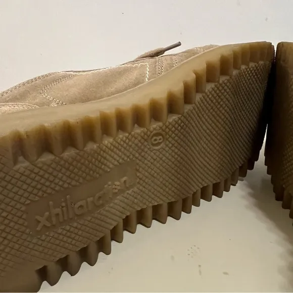 Vintage xhilaration Y2k chunky platform suede oxfords