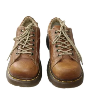Vintage Y2K Dr. Martens 12283 Daisy Brown Leather Oxfords Women's Shoes Size 8
