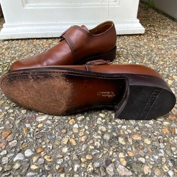 Vintage Florsheim imperial monk strap oxfords 8.5C