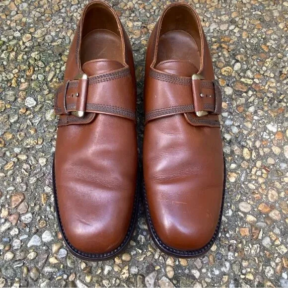 Vintage Florsheim imperial monk strap oxfords 8.5C