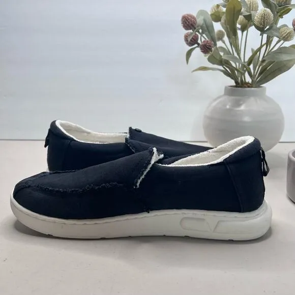 Vionic Beach Seaview Slip On Canvas Sneaker Navy Men's US 8.5M