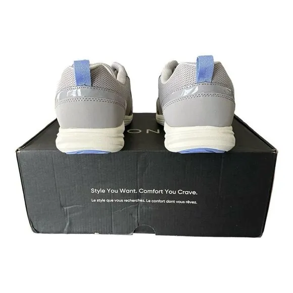 Vionic Cassis Light Grey Like New Women’s Supportive Active Shoes Sneakers 9M
