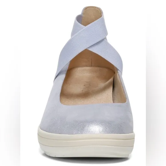 Vionic Ellery Women's Supportive Wedge Shoes Size 6 Silver