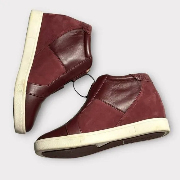 Vionic Emery Slip-on Wedge Comfort Shoe Women's 9 Maroon