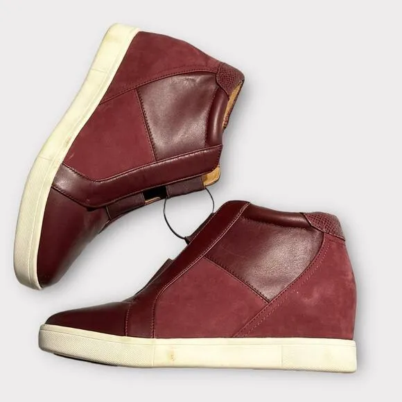 Vionic Emery Slip-on Wedge Comfort Shoe Women's 9 Maroon