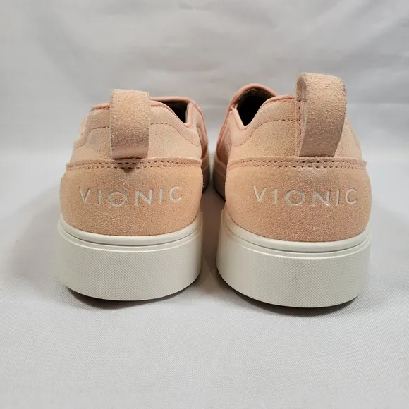 Vionic Kimmie Perf Slip On Supportive Sneaker 8.5 Pink Orthopedic Shoes *Read*
