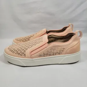 Vionic Kimmie Perf Slip On Supportive Sneaker 8.5 Pink Orthopedic Shoes *Read*