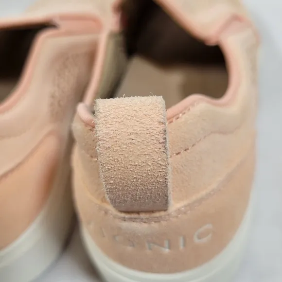 Vionic Kimmie Perf Slip On Supportive Sneaker 8.5 Pink Orthopedic Shoes *Read*