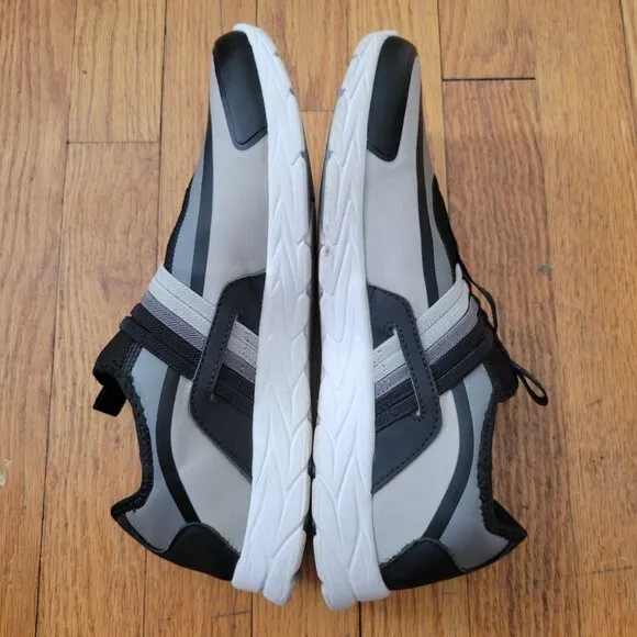 Vionic VAYDA Slip On Athletic Sneakers 8.5 Gray Black Comfort