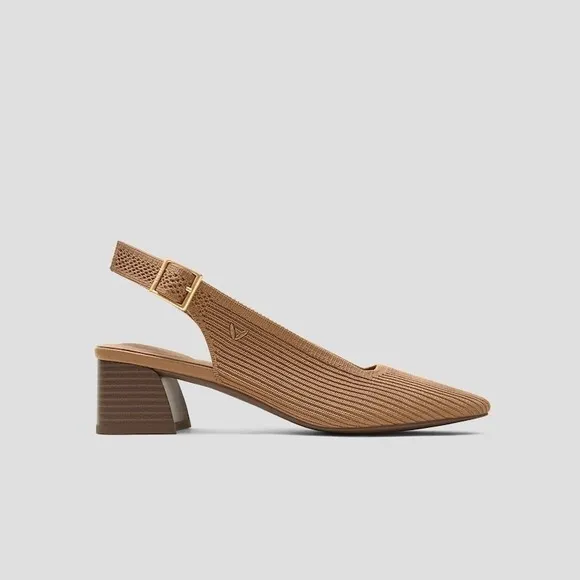 VIVAIA Square-Toe Block Heels (Melody Slingback Pro) EU/41US/9.5