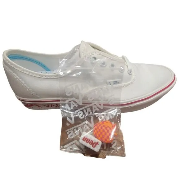 VN0A3WM748C Vans Comfycush Authent Blanc De Blanc/Red Men's - Women's