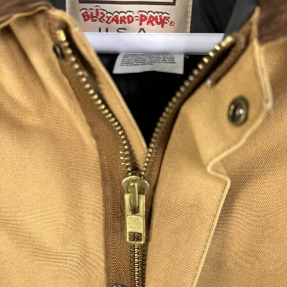 Walls Mens 2XL Blizzard-Pruf Corduroy Collar Canvas Jacket Chore Coat USA Made