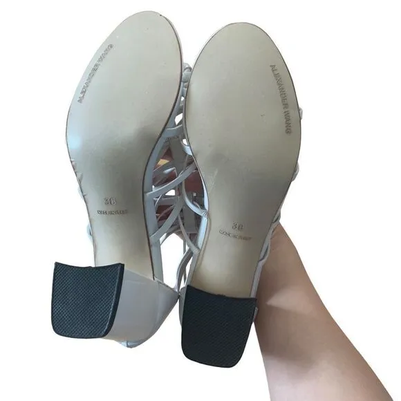 White Alexander Wang Block Heels Size EU 38