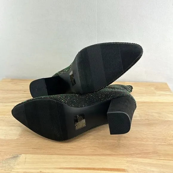 Wild Pair Baybe Bling Sock Booties- Black- Size 10.5- NIB