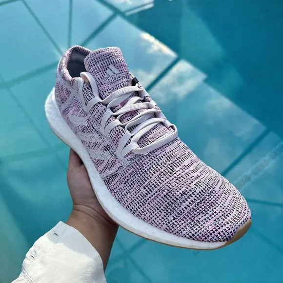 WOMEN'S adidas PureBoost Go Running Shoes Orchid Tint B75824 Size 11