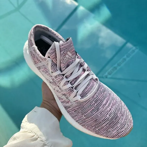 WOMEN'S adidas PureBoost Go Running Shoes Orchid Tint B75824 Size 11