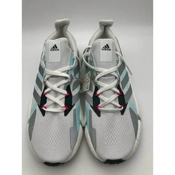 Women's adidas X9000L4 BOOST Running Shoes Crystal White/Silver FW8405 Sz 10🛒