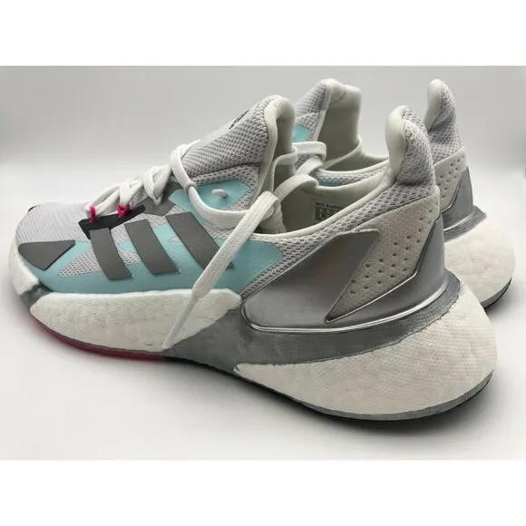 Women's adidas X9000L4 BOOST Running Shoes Crystal White/Silver FW8405 Sz 10🛒