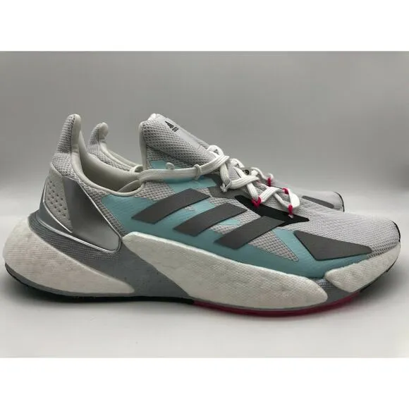 Women's adidas X9000L4 BOOST Running Shoes Crystal White/Silver FW8405 Sz 10🛒