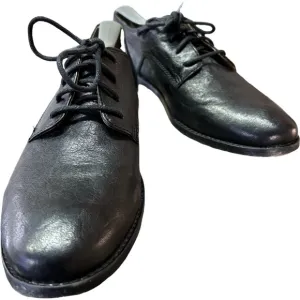 Women's Frye Anna lace-up leather oxfords black size 9.5 EUC model #3471060