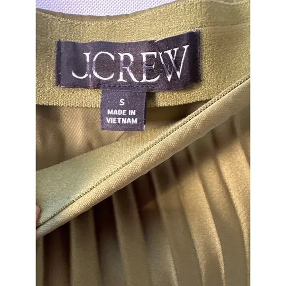 Women’s J Crew Gwyneth Slip Skirt Maxi Skirt Avocado/Olive Green Sz sm