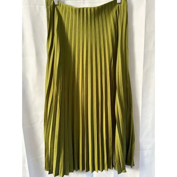 Women’s J Crew Gwyneth Slip Skirt Maxi Skirt Avocado/Olive Green Sz sm