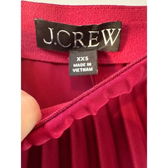 Women’s J Crew Gwyneth Slip Skirt Maxi Skirt Dark Res Sz XXS