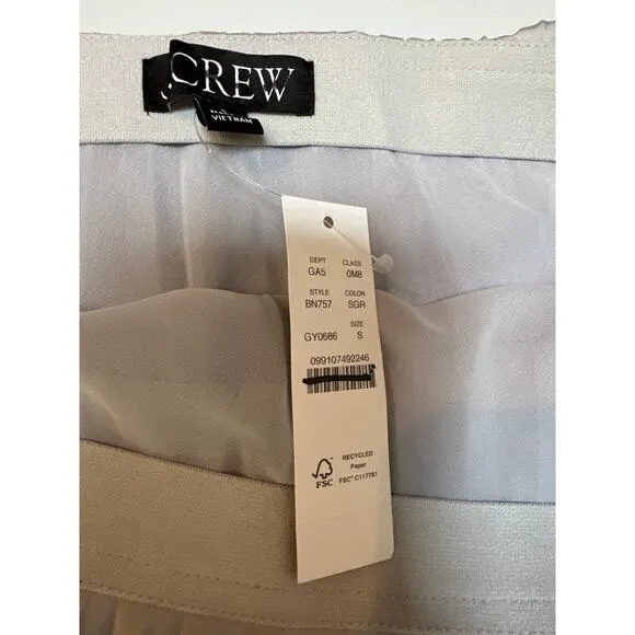 Women’s J Crew Gwyneth Slip Skirt Maxi Skirt Silver Sz Sm