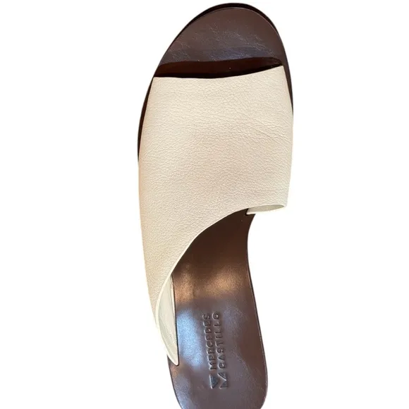 Womens, Mercedes Castillo Izar Slide, Size 10, White