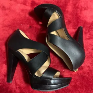 Women's Michael Kors Heels, Black, Size 7.5M