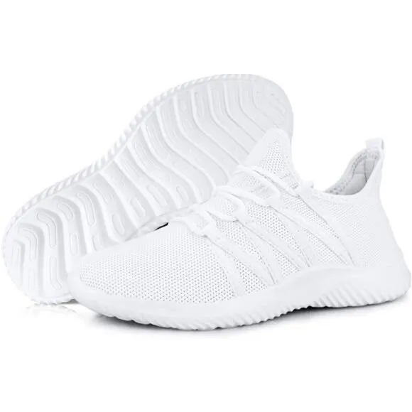 Womens Slip On Running Shoes Non Slip Walking Shoes Lightweight Gym