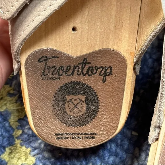 Women’s Troentorp Beige Mary Jane Clogs Size 8 New without box NWOB.